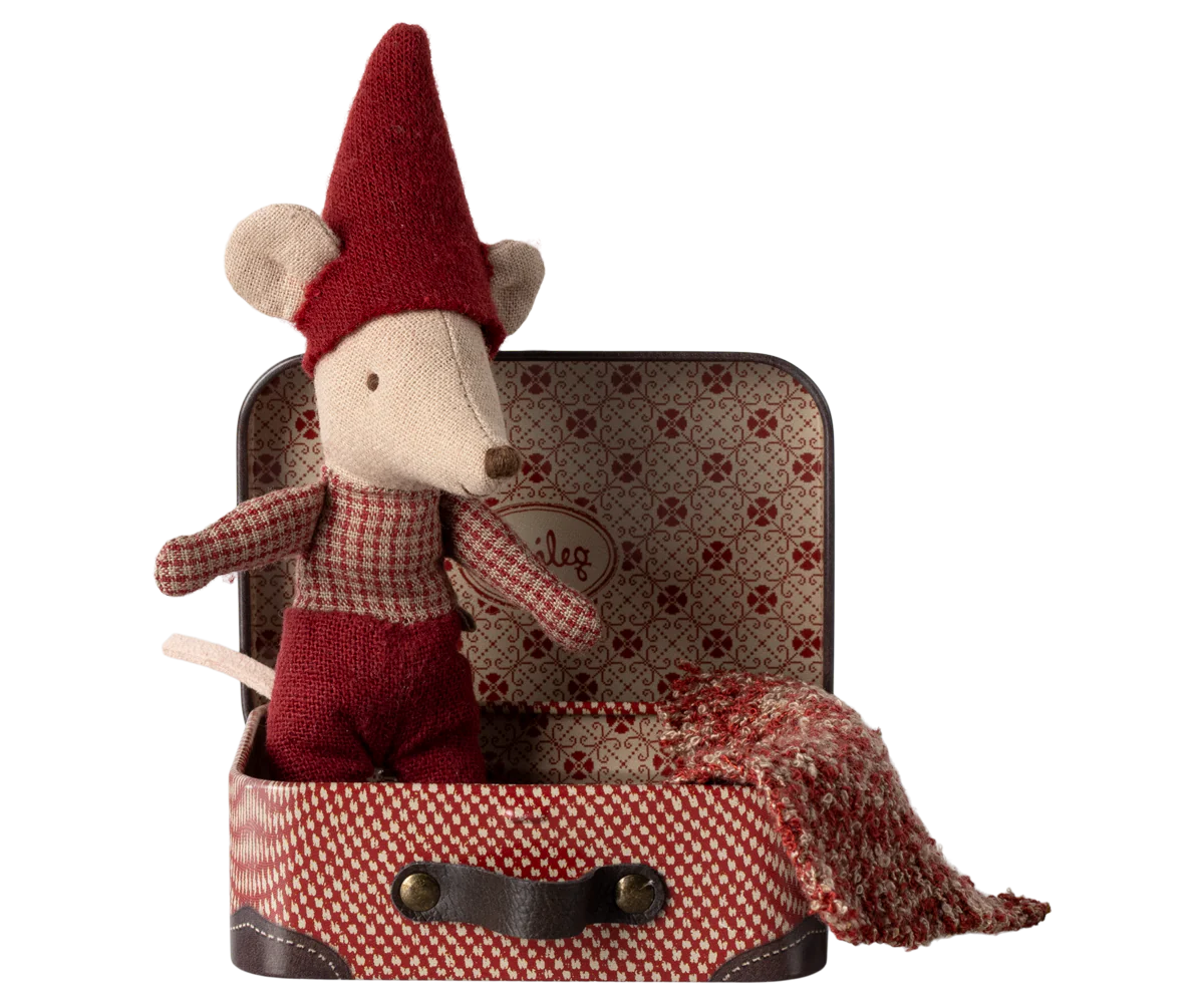 Christmas Mouse | Baby in Suitcase