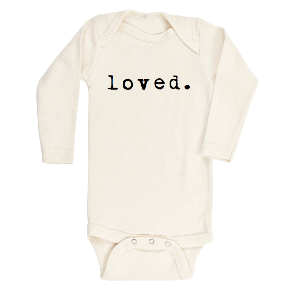 Loved Organic Cotton Baby Bodysuit | Long Sleeve