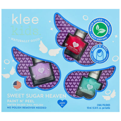 Cotton Candy Dream - Klee Kids Water-Based Nail Polish Set