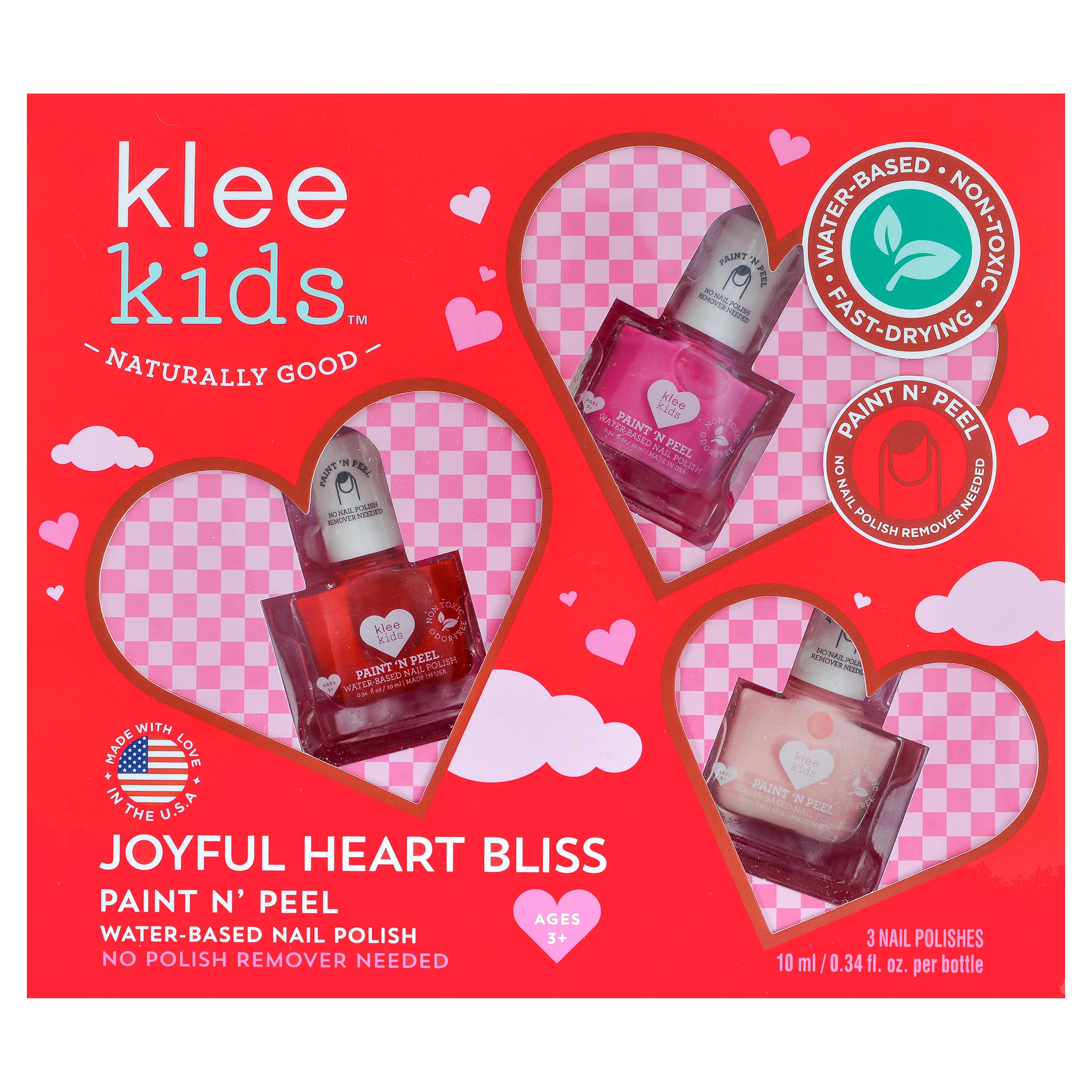 Sweet Sugar Heaven - Klee Kids Water-Based Nail Polish Set