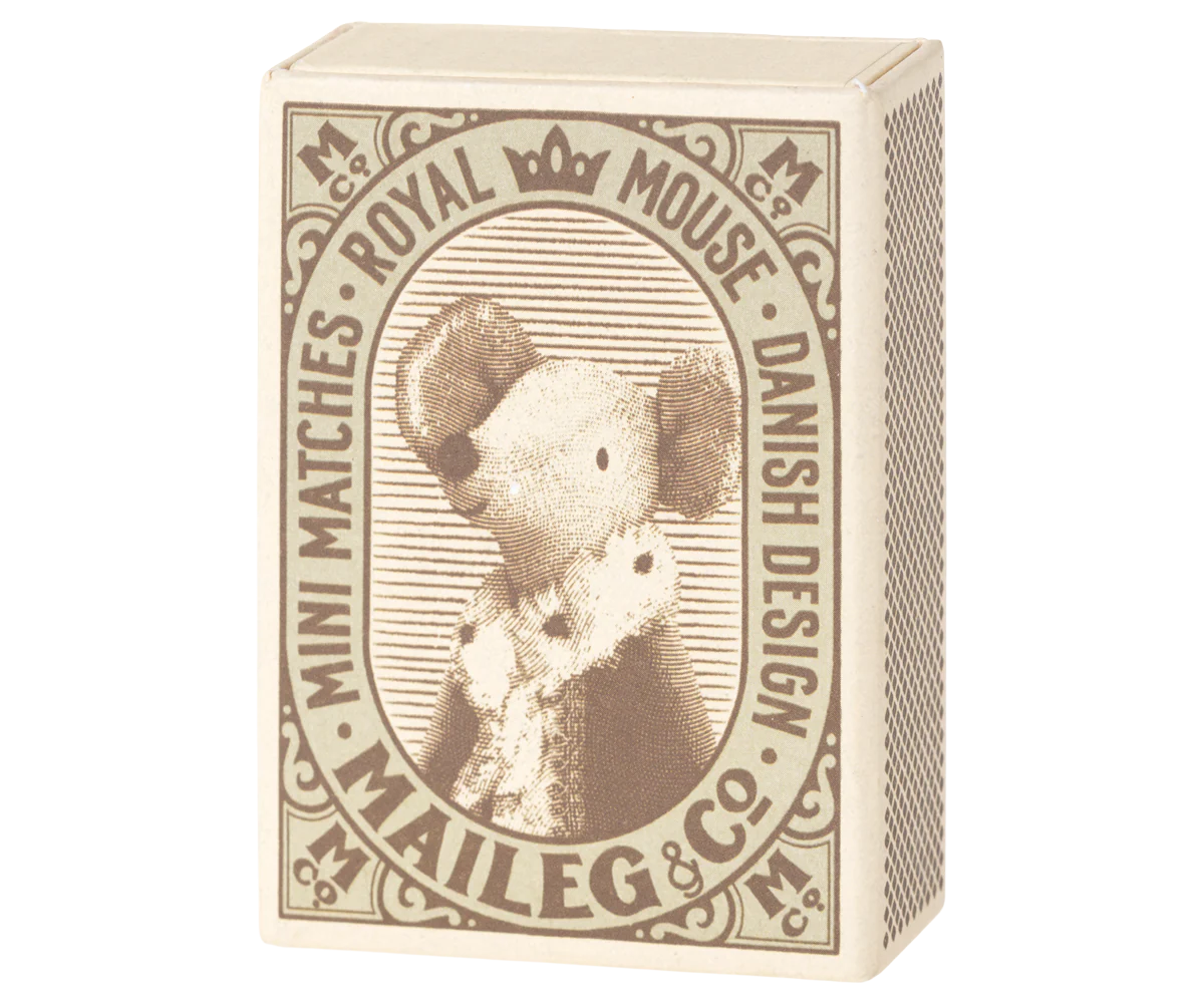 Sleepy/Wakey Baby Mouse in Matchbox