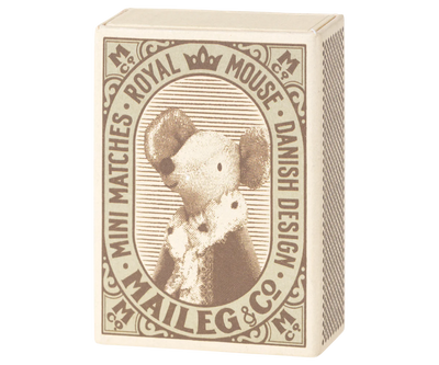 Sleepy/Wakey Baby Mouse in Matchbox