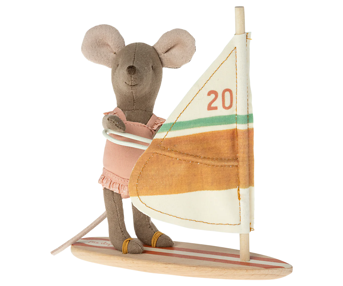 Maileg Little Sister Surfer Mouse