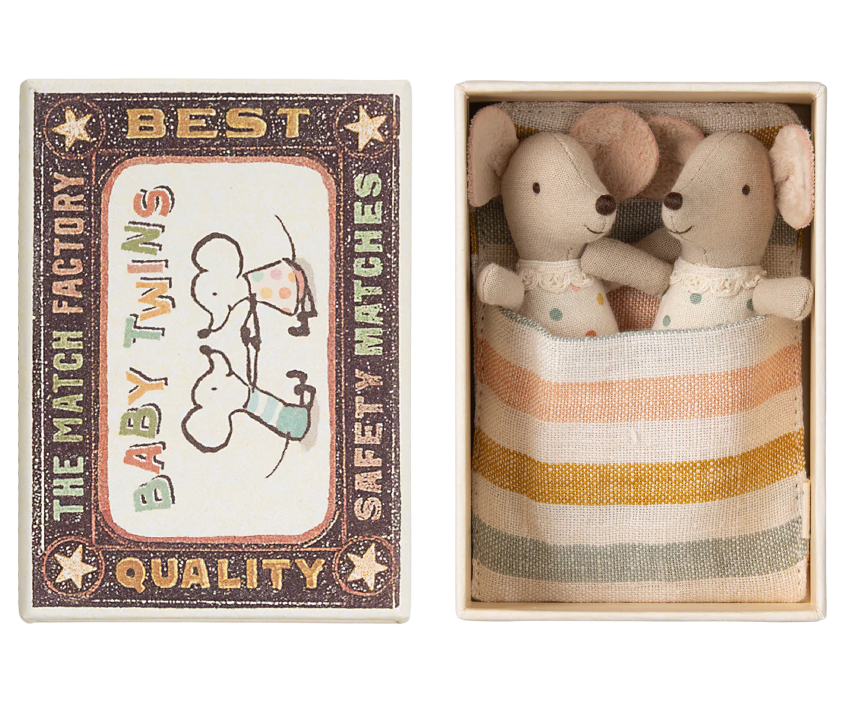 Baby Mice in Matchbox | Twins