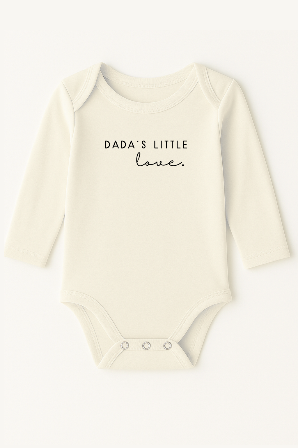 Organic Baby Bodysuit | Long Sleeve | Dada's Little Love