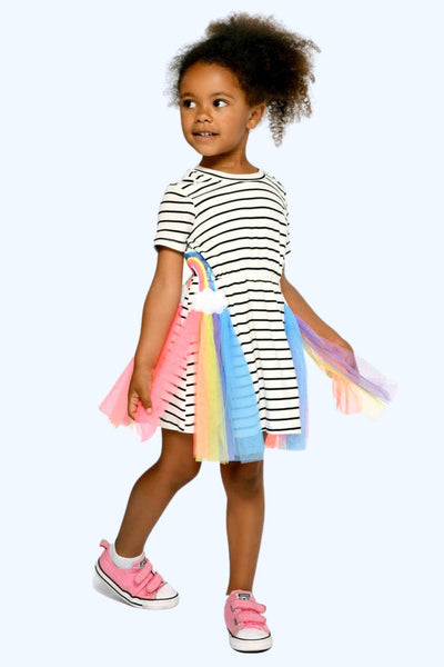 Stripe Rainbow Dress