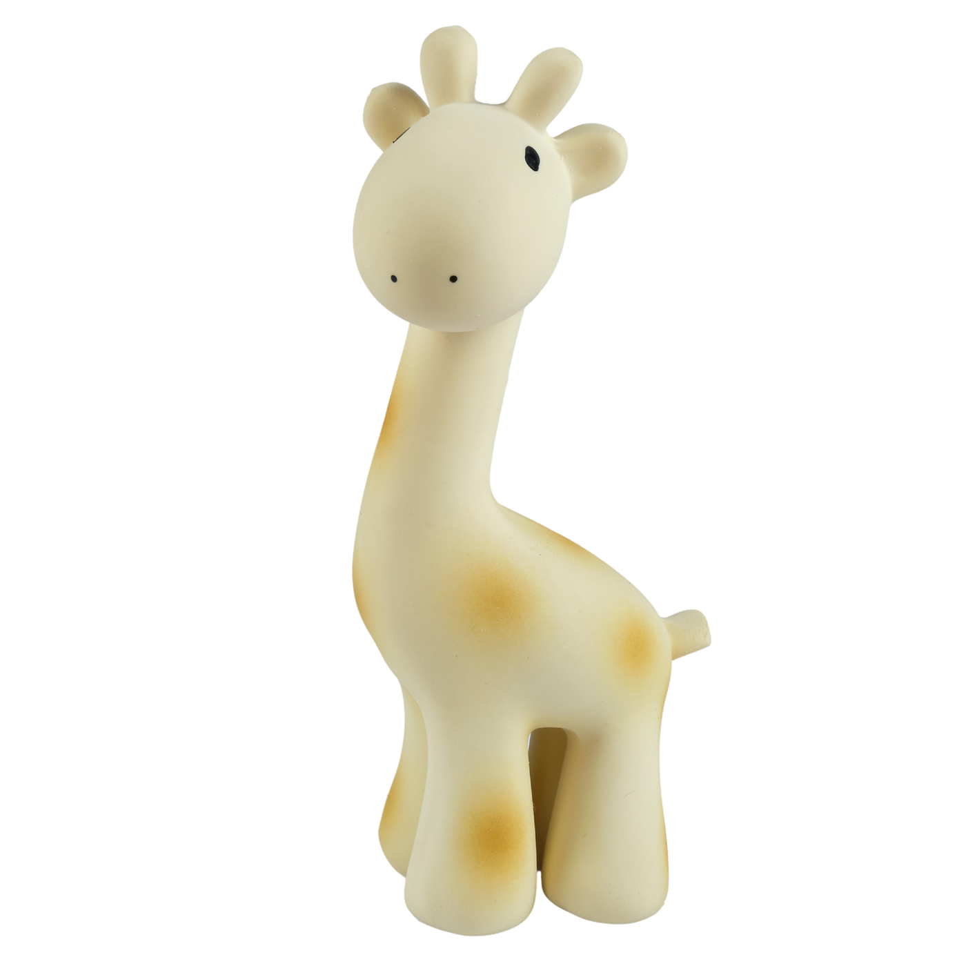 Giraffe Natural Organic Rubber Teether, Rattle & Bath Toy