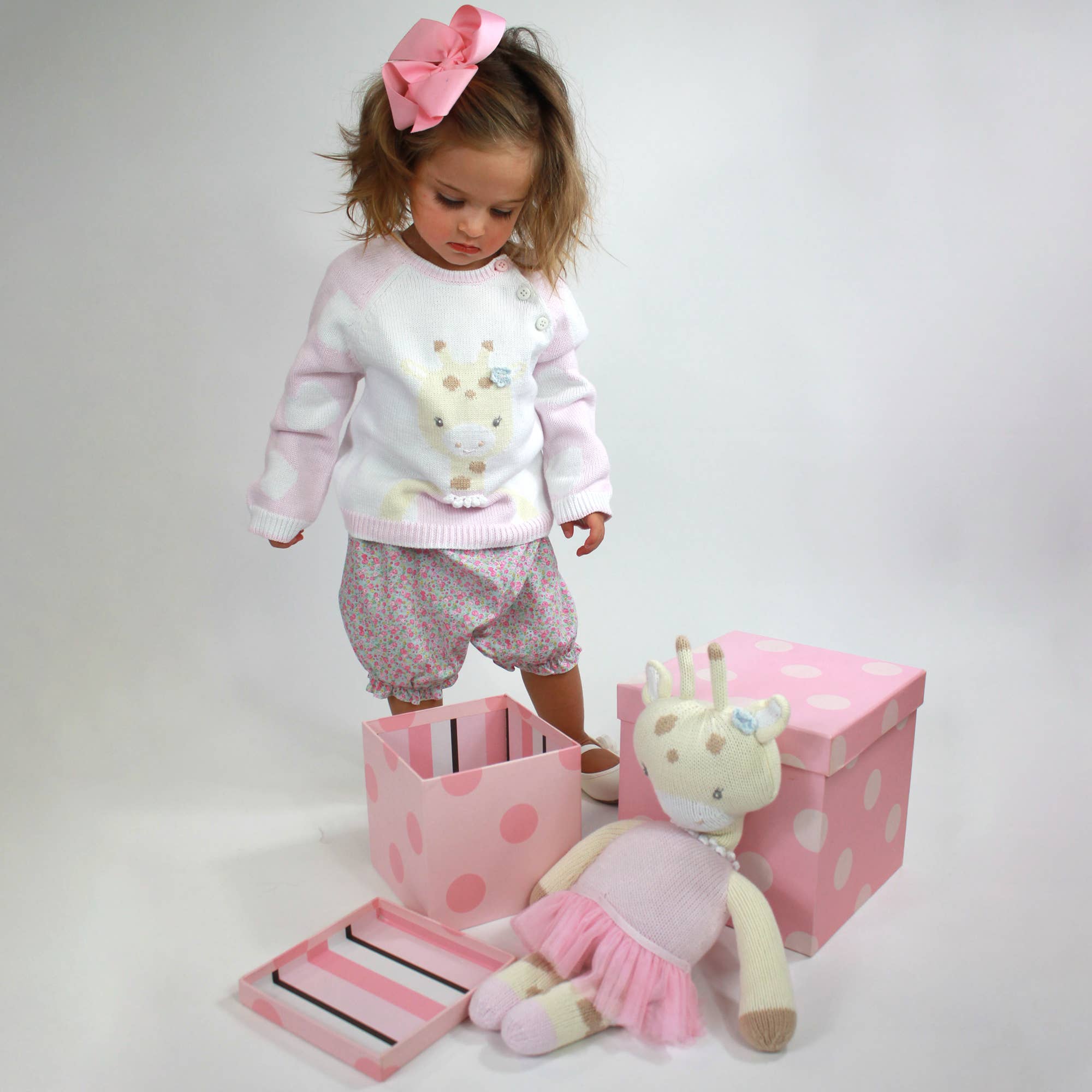 Gisele the Giraffe Face Knit Sweater