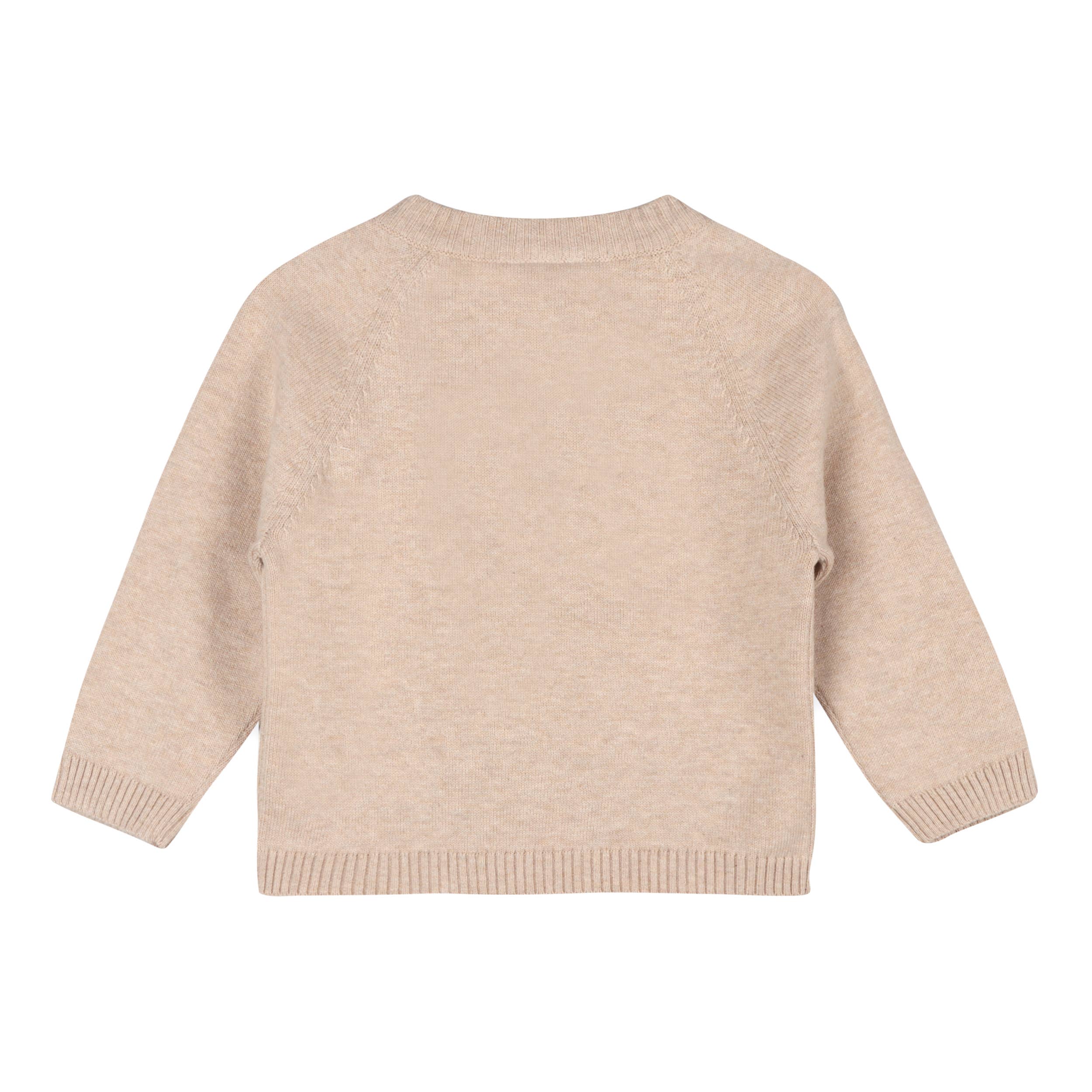 Animal Train Applique Sweater Knit Baby Pullover Organic
