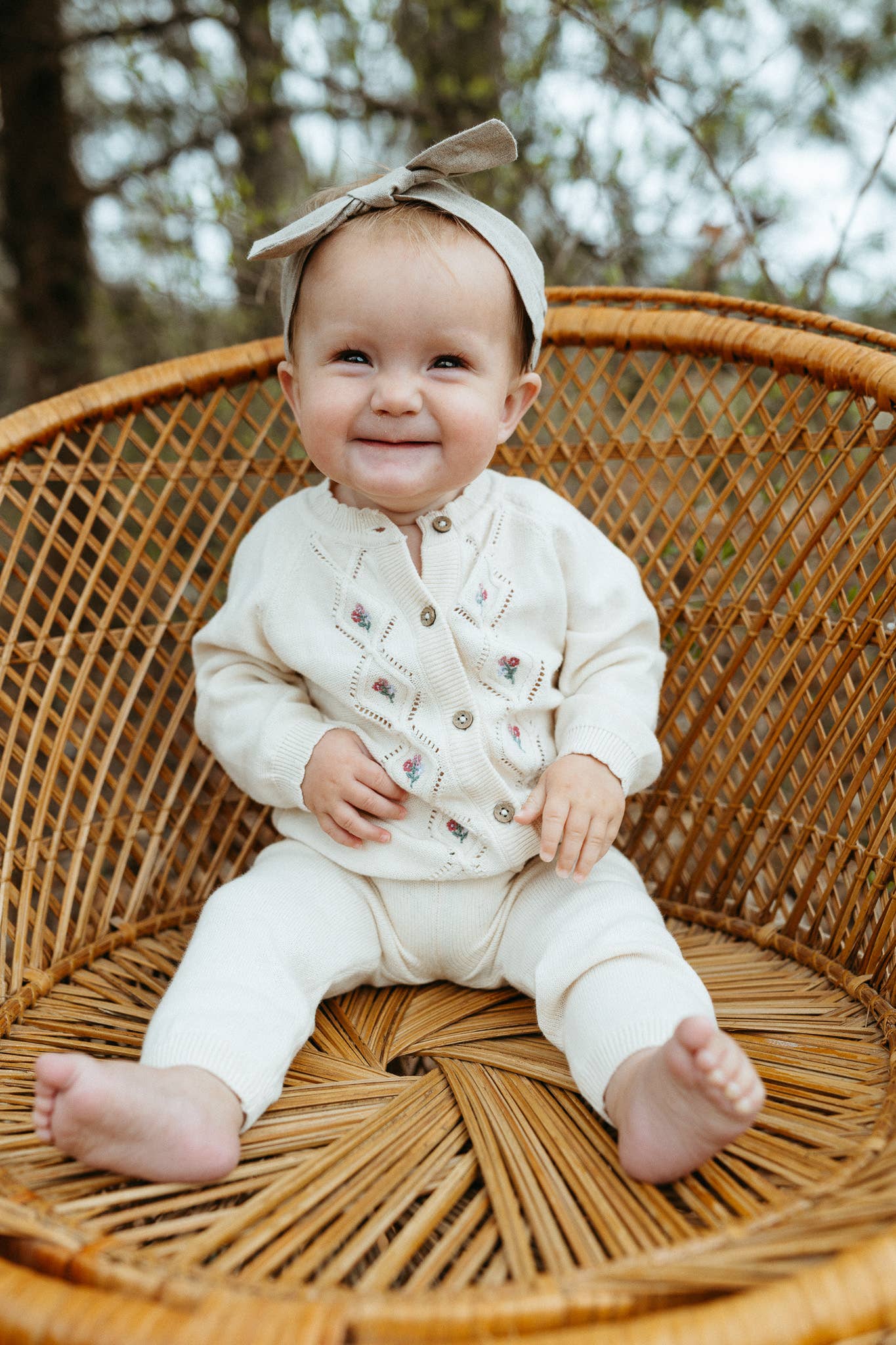Sweater Knit Organic Baby Legging Pants