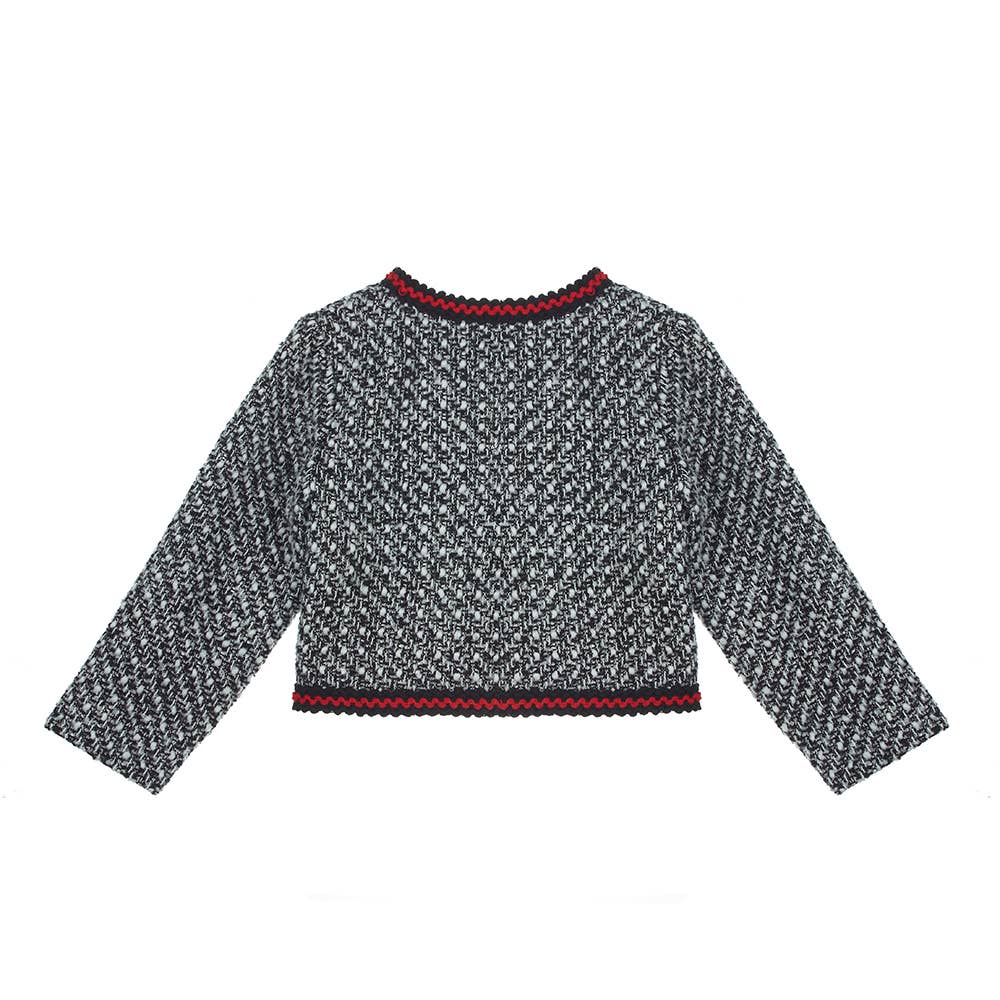 Wooly Tweed Crop Jacket