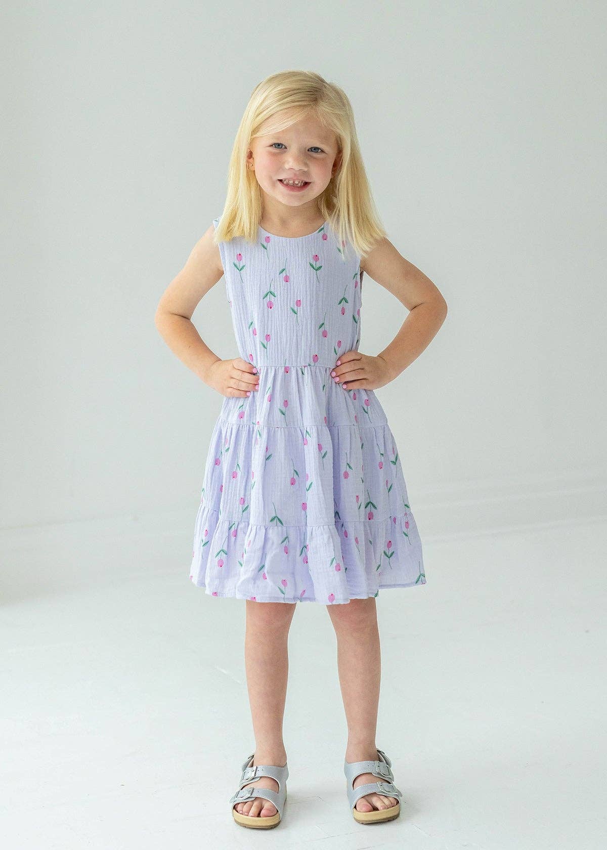 Tiny Tulip Drop Waist Dress