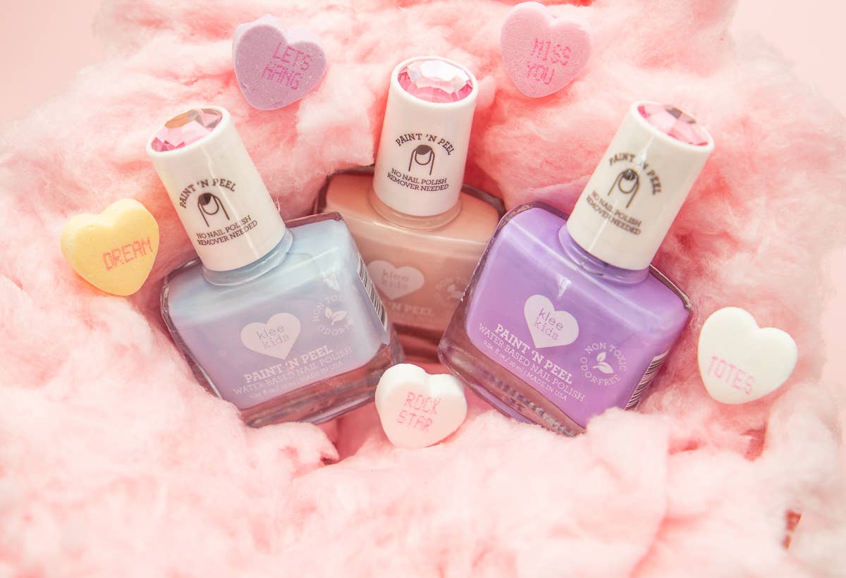 Cotton Candy Dream - Klee Kids Water-Based Nail Polish Set