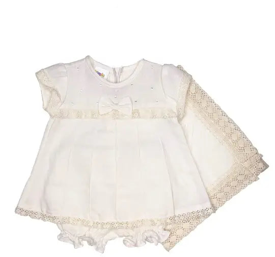 New Born Baby Girl Dress w/ Blanket |  Penelope