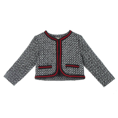 Wooly Tweed Crop Jacket