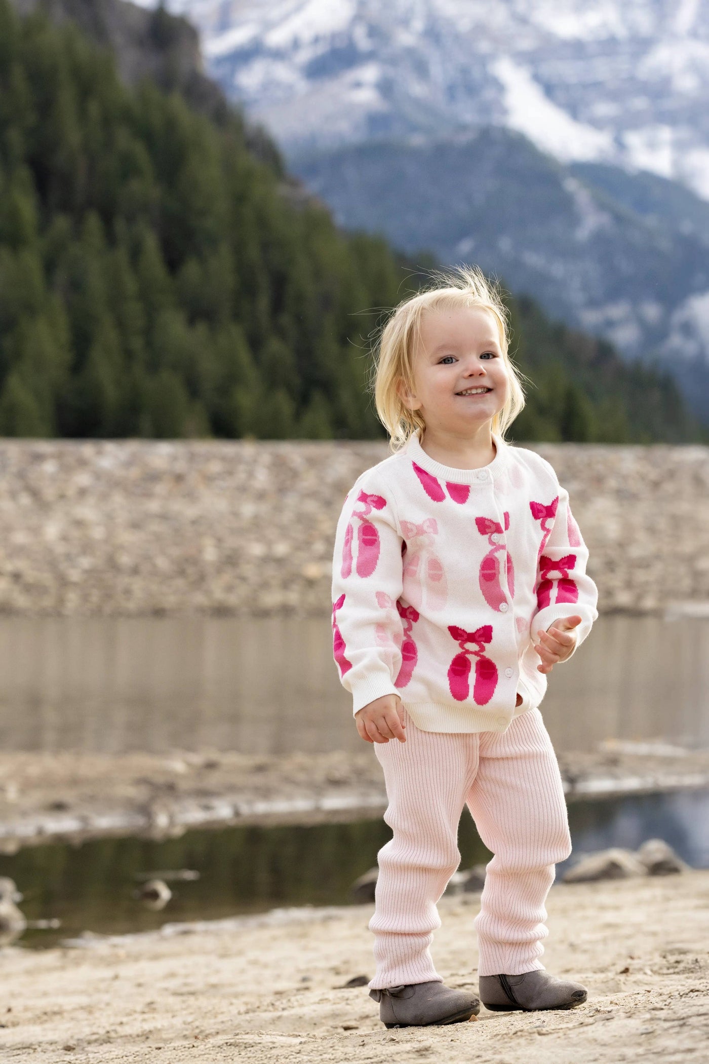 Cardigan + Pant Set | Ballet Slippers