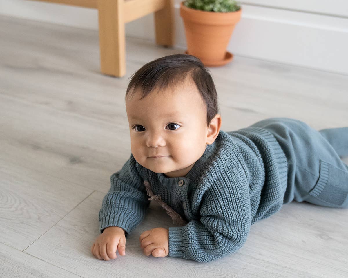 Baby Side Pocket Sweater Knit Pants (Organic Cotton)