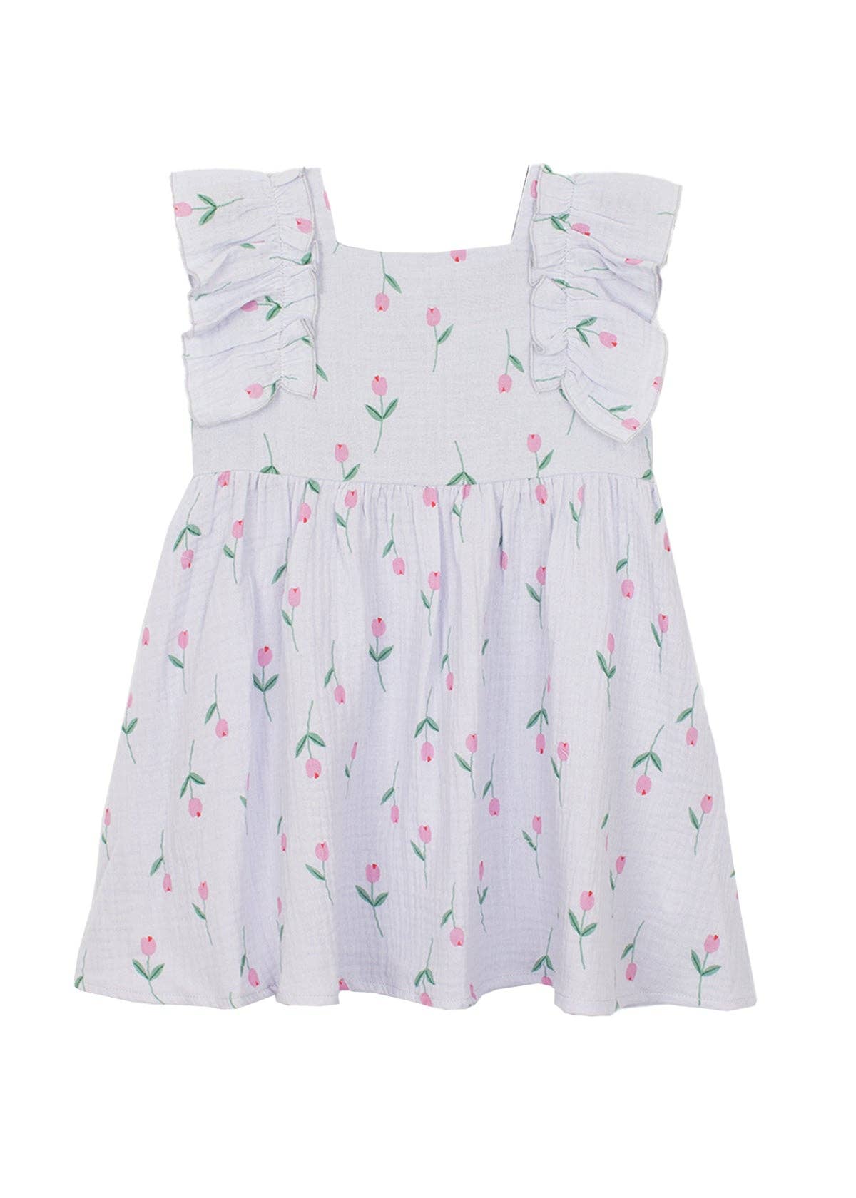 Tiny Tulip Floral Print Dress