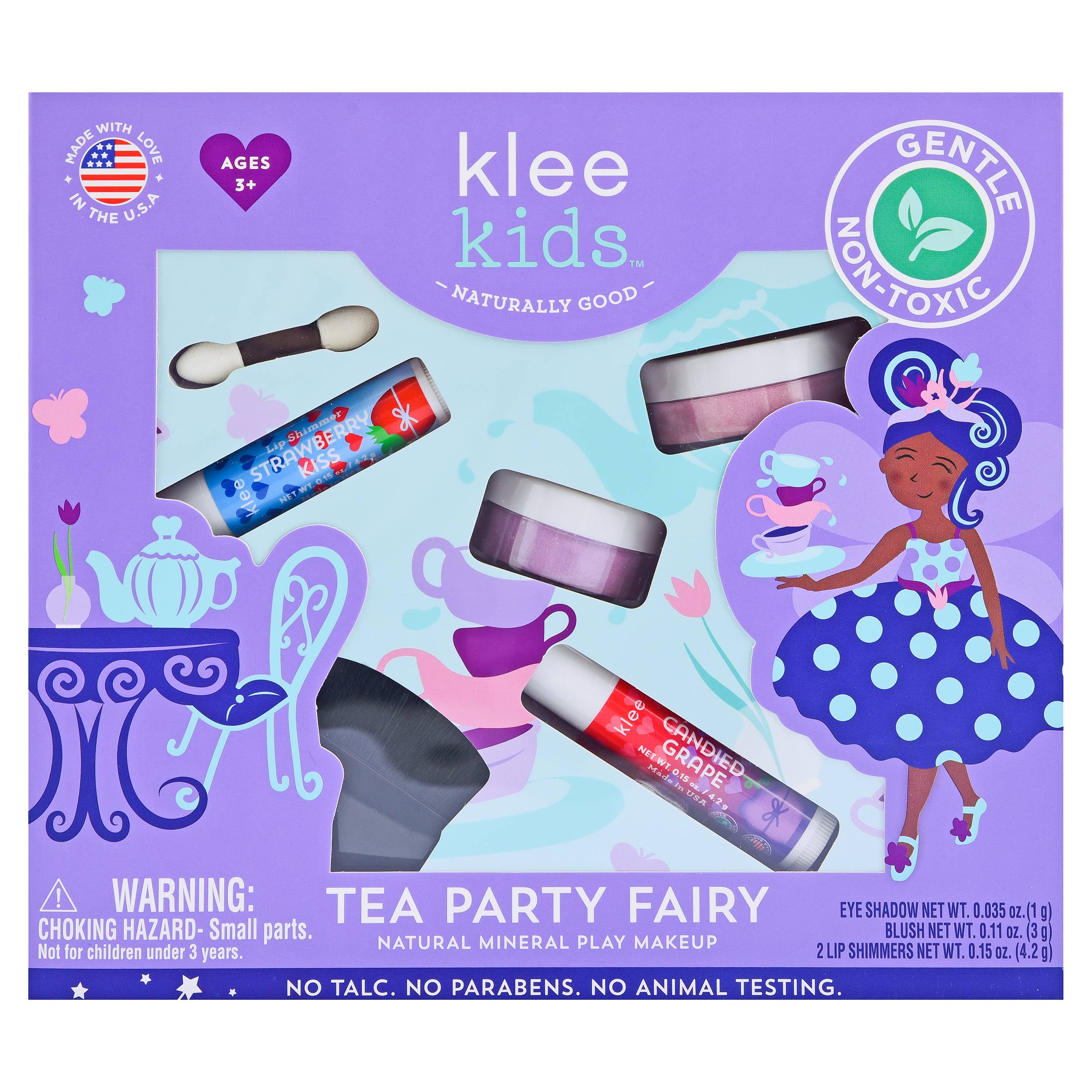 Pom Pom Fairy - Klee Kids Natural Mineral Play Makeup Kit