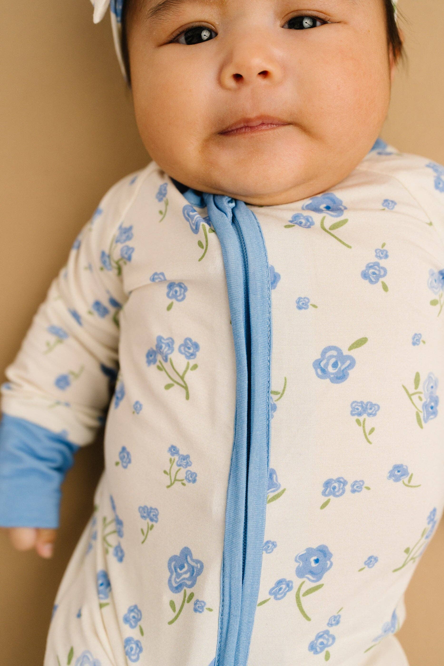 Blue Blooms Bamboo Sleeper