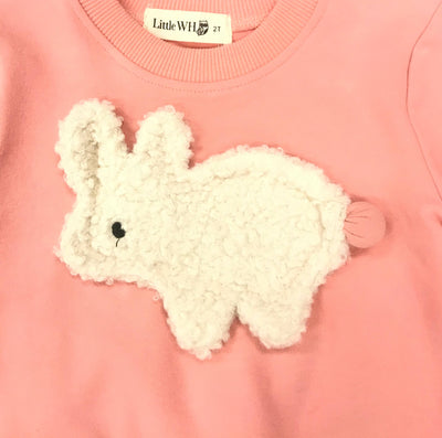 Fuzzy Bunny Patch Sweatshirt