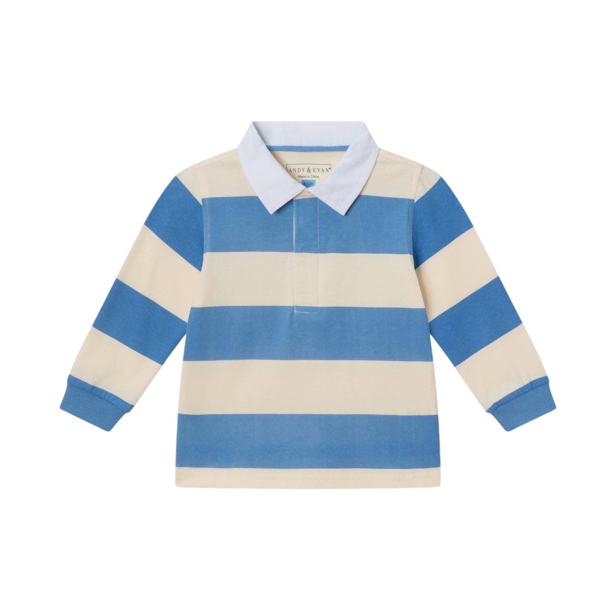 Infant 2-Piece Rugby Shirt & Soft Pique Pant Set