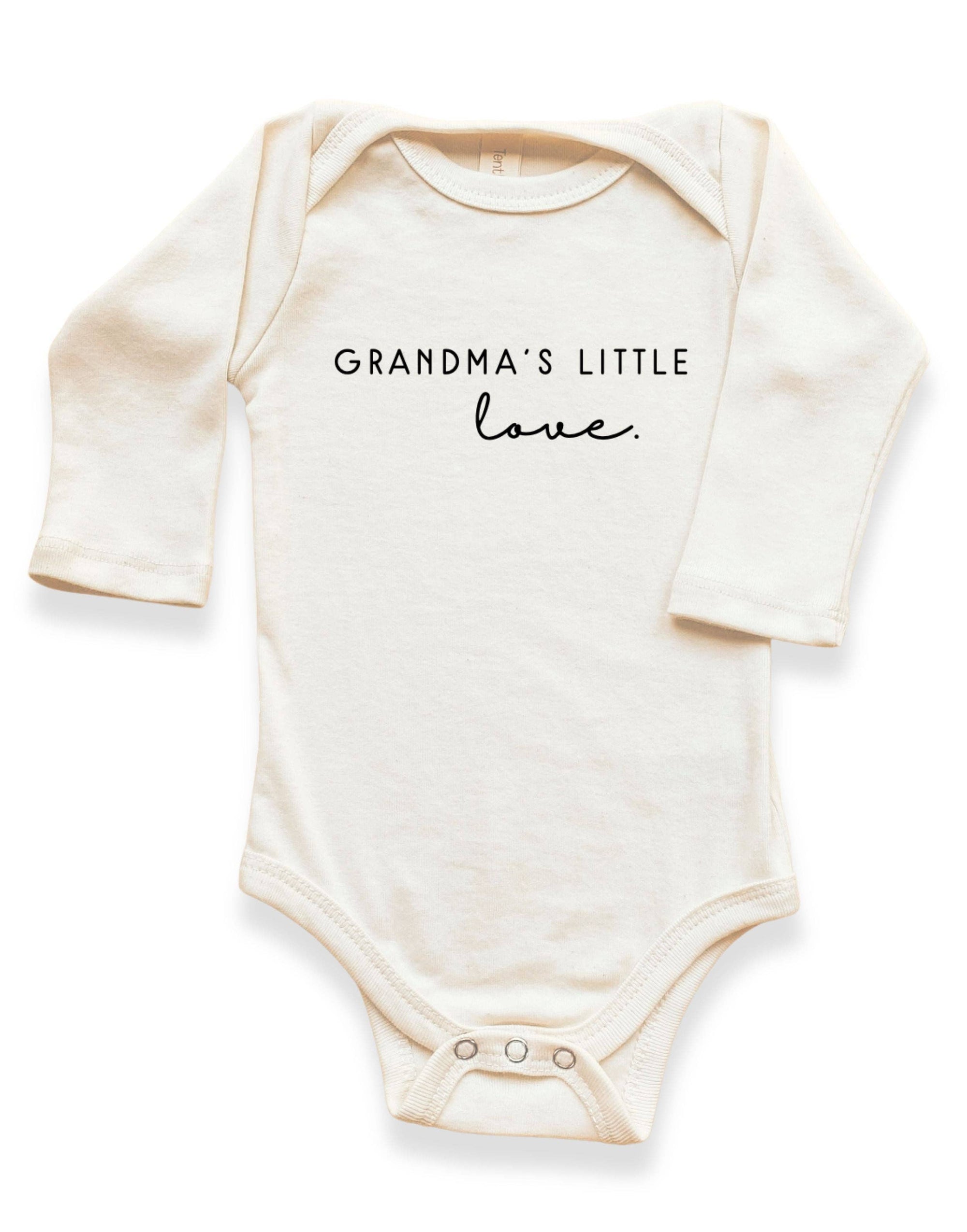 Grandma's Little Love | Organic Baby Bodysuit | Long Sleeve