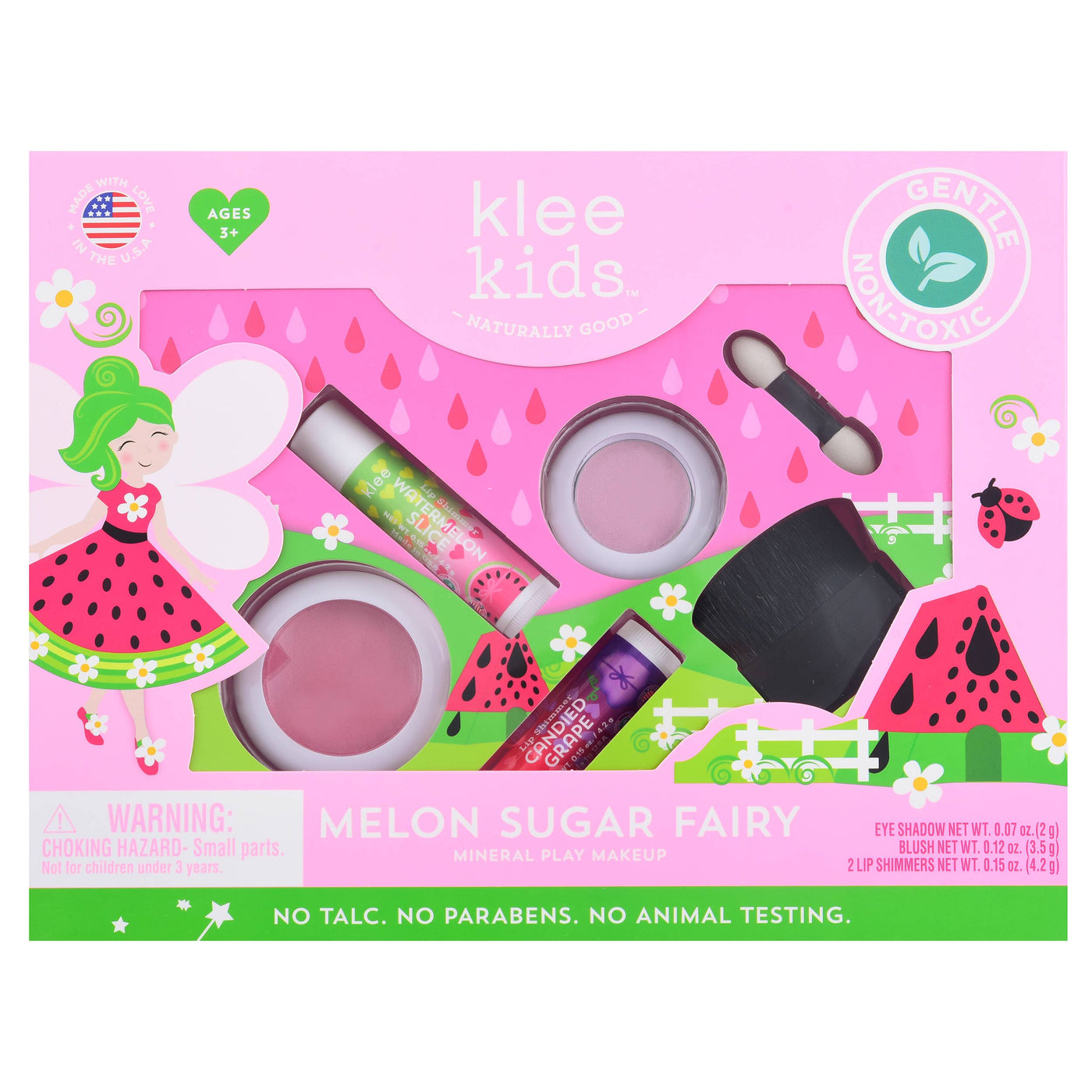 Melon Sugar Fairy - Klee Kids Play Makeup 4-PC Kit