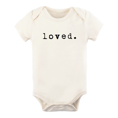 Loved Organic Cotton Baby Bodysuit | Short Sleeve