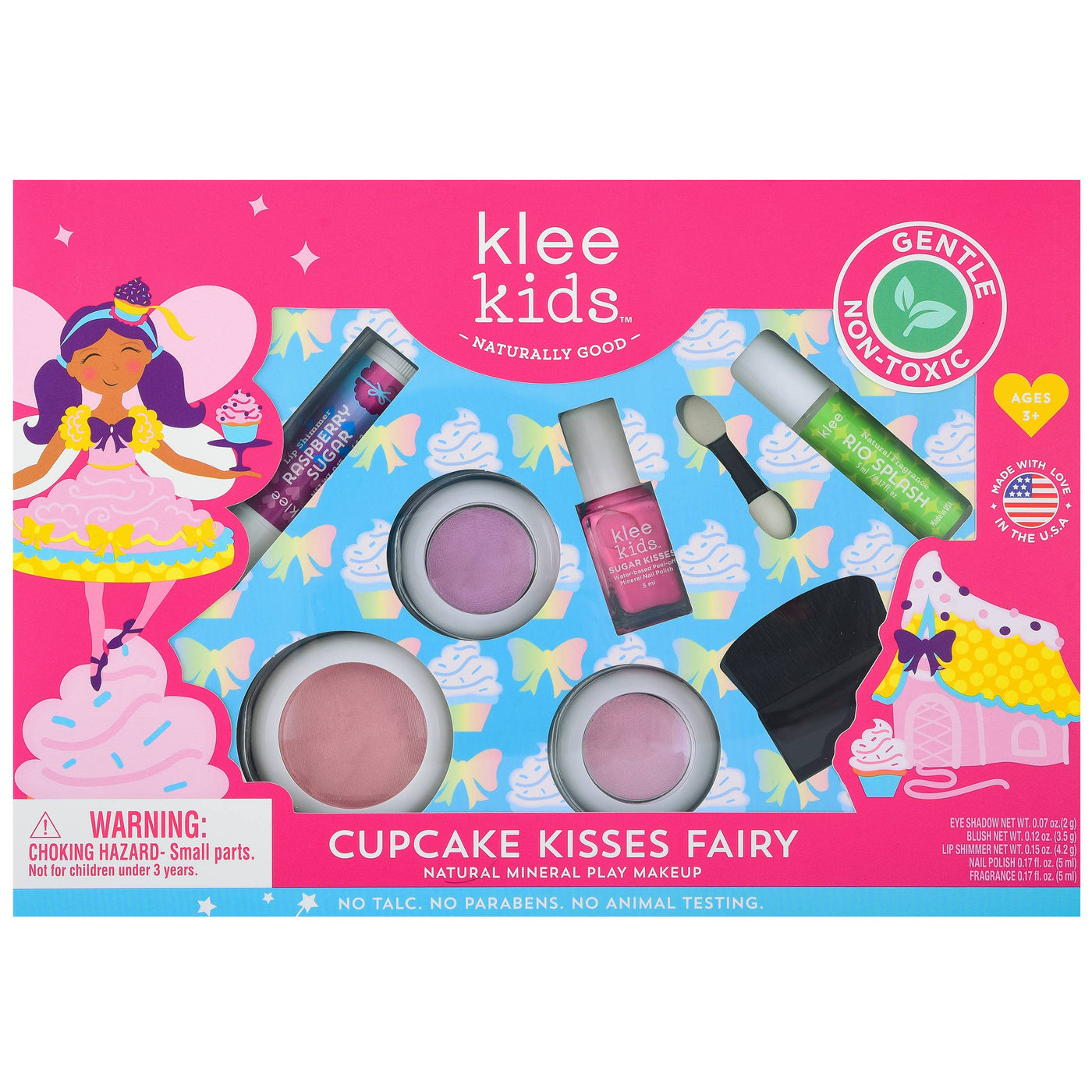 Flower Power Fairy - Klee Kids Deluxe Natural Makeup Kit