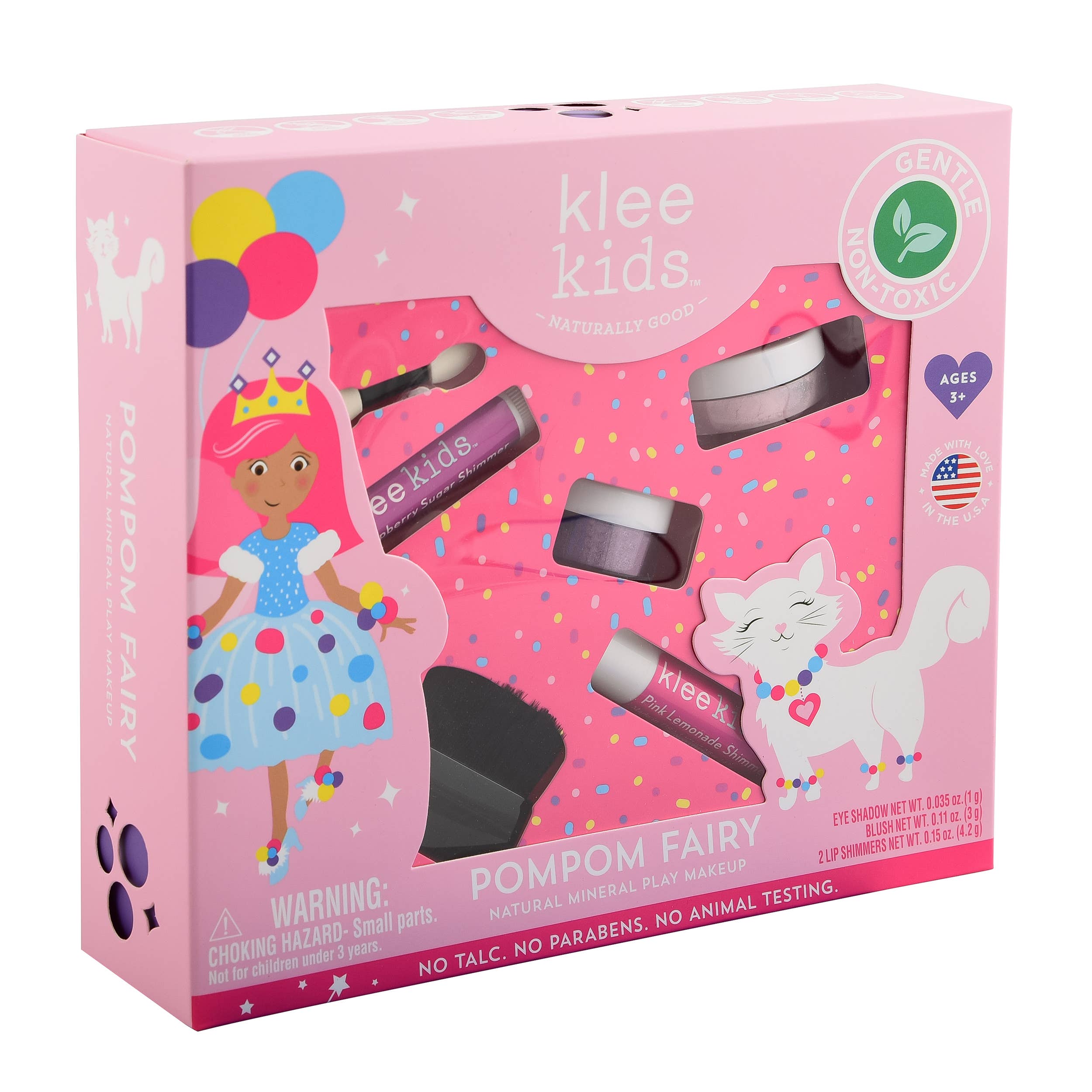 Pom Pom Fairy - Klee Kids Natural Mineral Play Makeup Kit