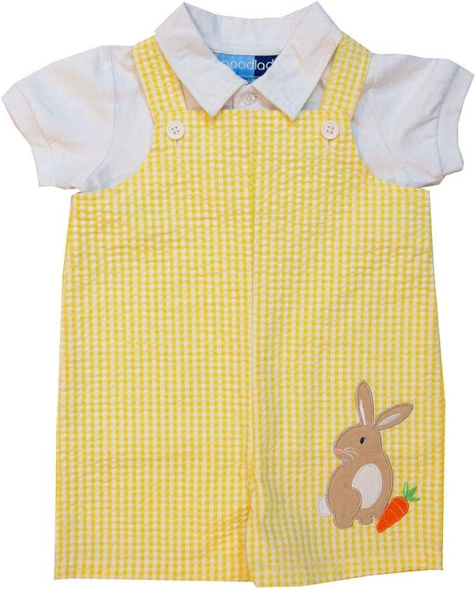 Boys Appliqued Shortall Set