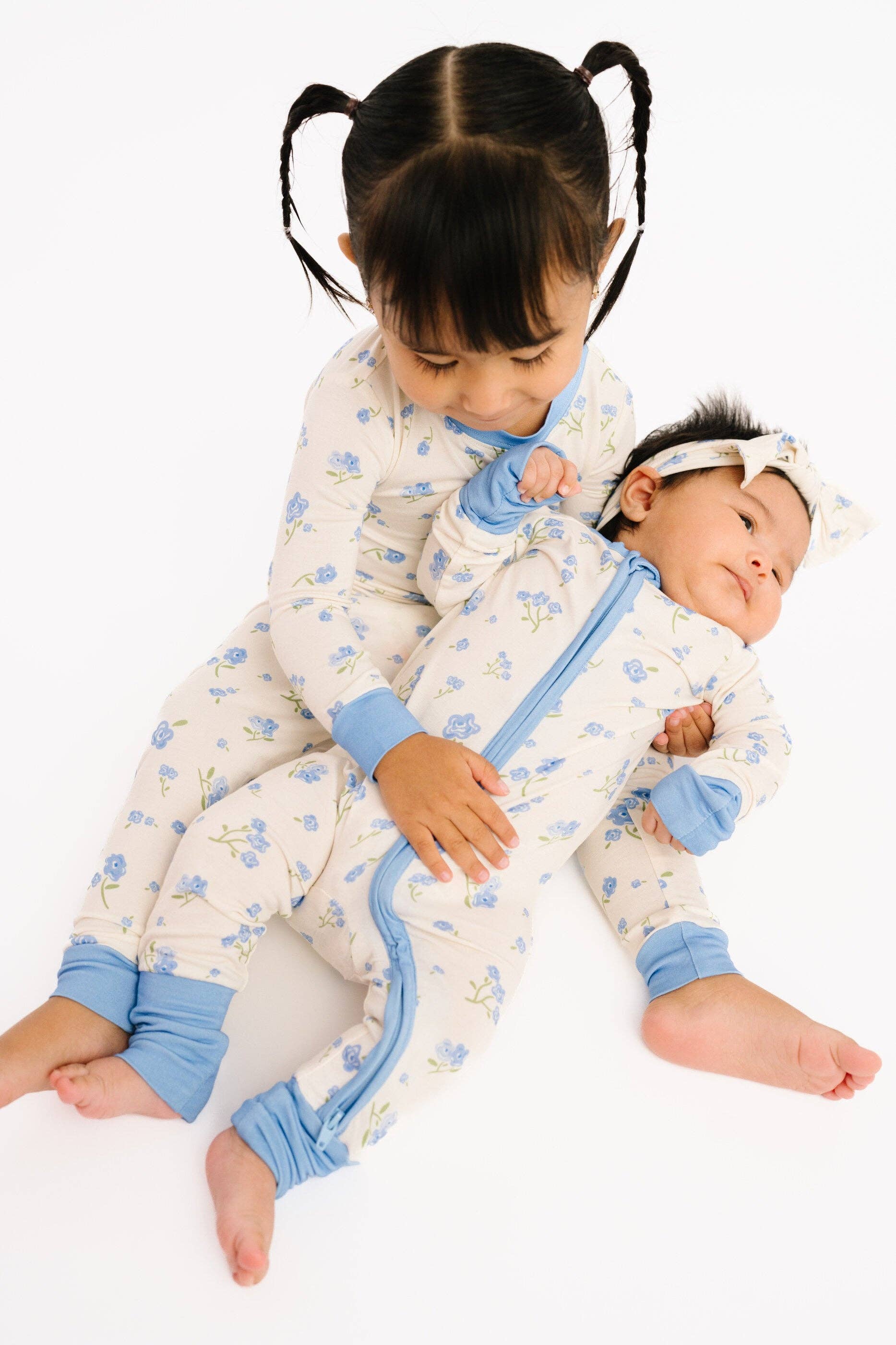 Blue Blooms Bamboo Sleeper