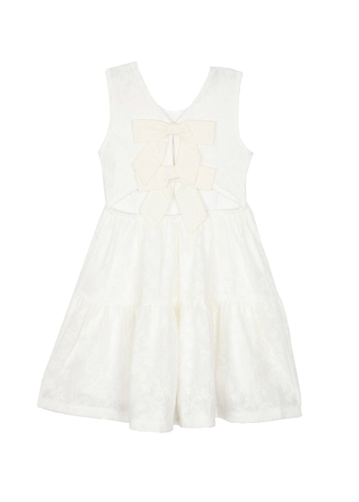 Cotton Cloud Dress with Bow