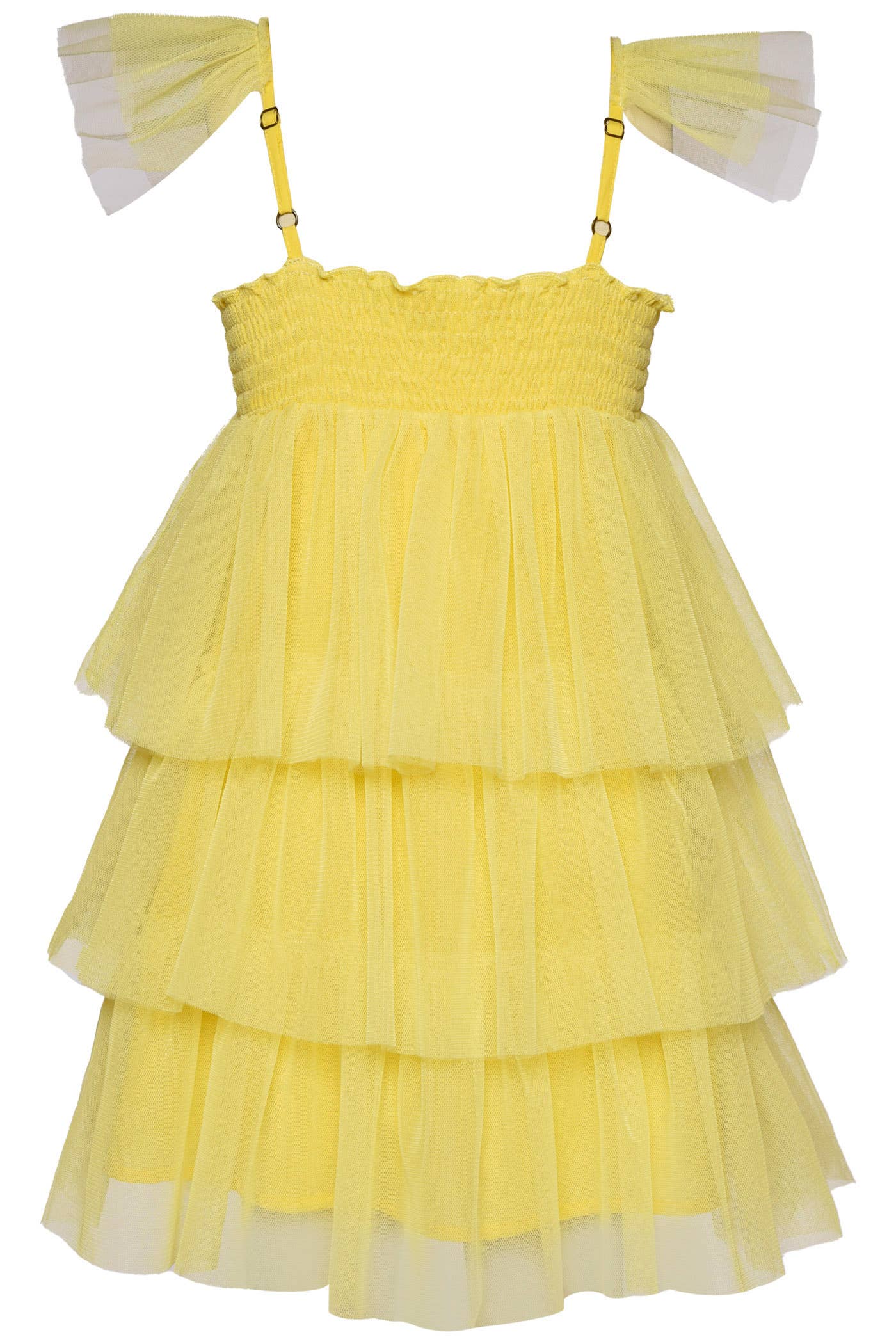 Yellow Floral Tutu Dress