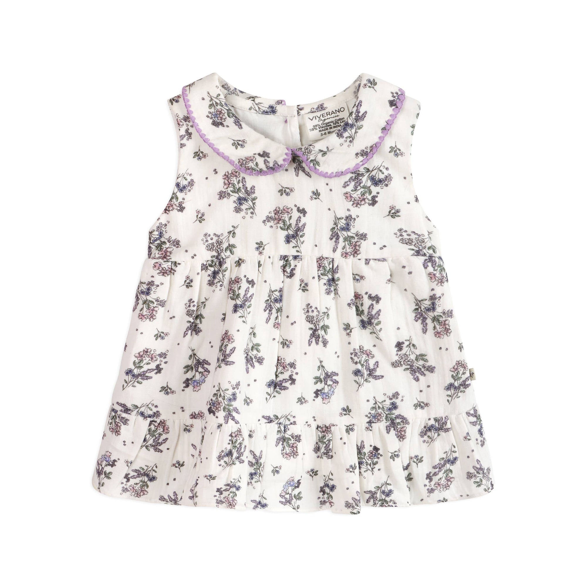 Hatti Floral Baby Dress + Bloomer (Organic)