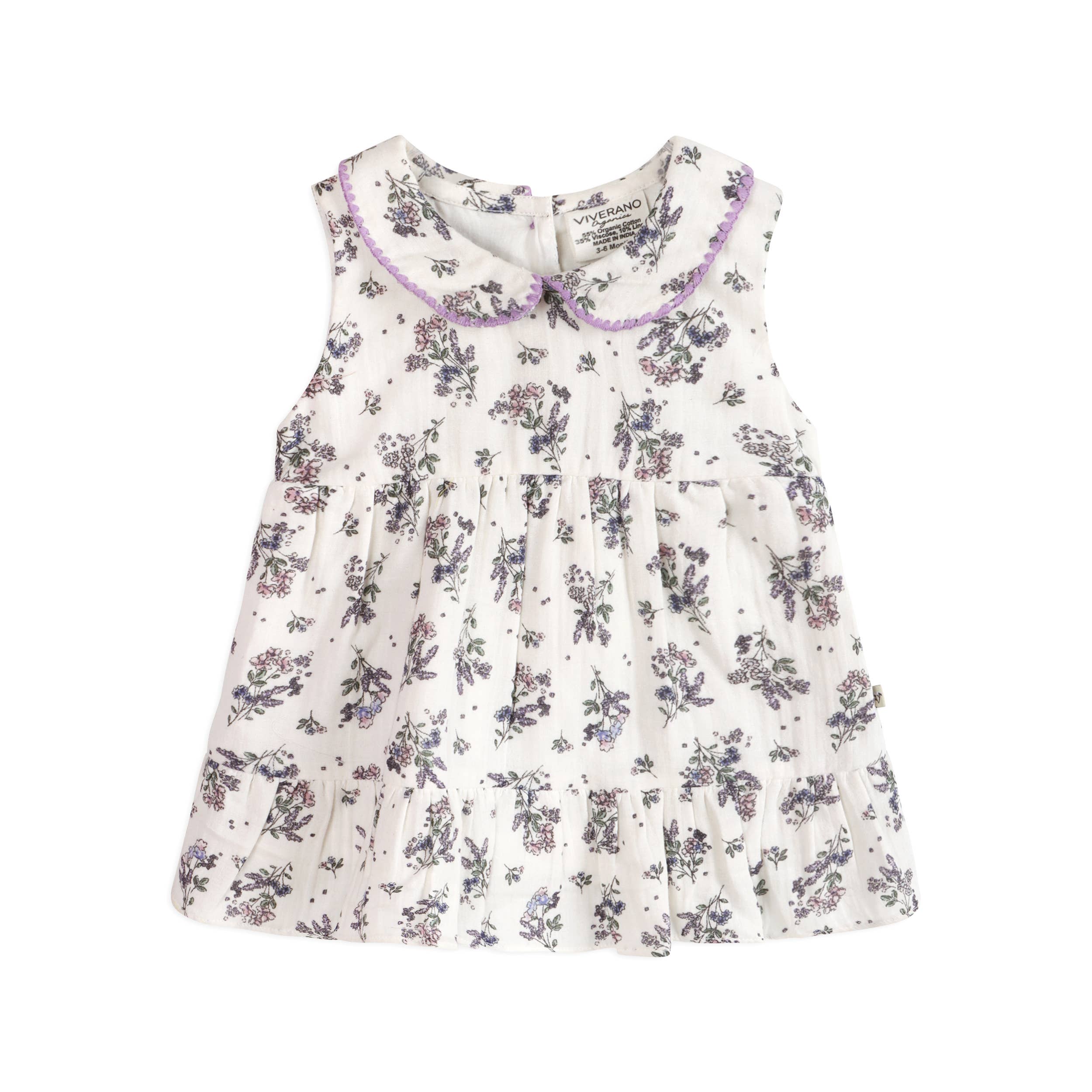 Hatti Floral Baby Dress + Bloomer (Organic)