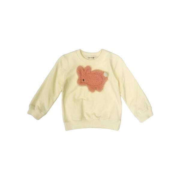 Fuzzy Bunny Patch Sweatshirt