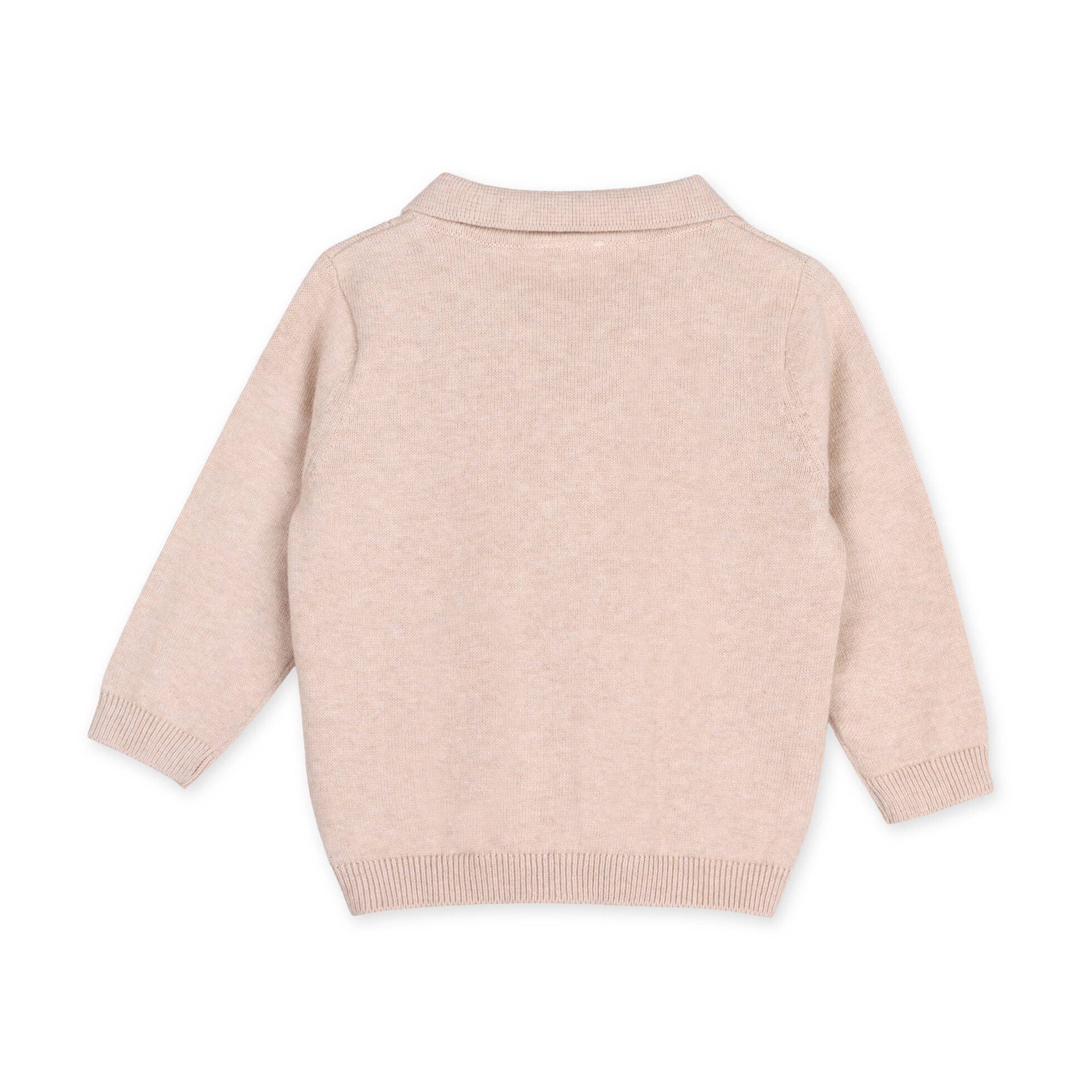 Resort Cable Knit Baby Sweater Cardigan & Pant Set