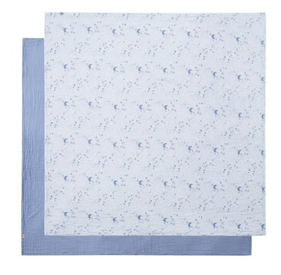 2PC Pack Muslin Swaddles 36" X 40"