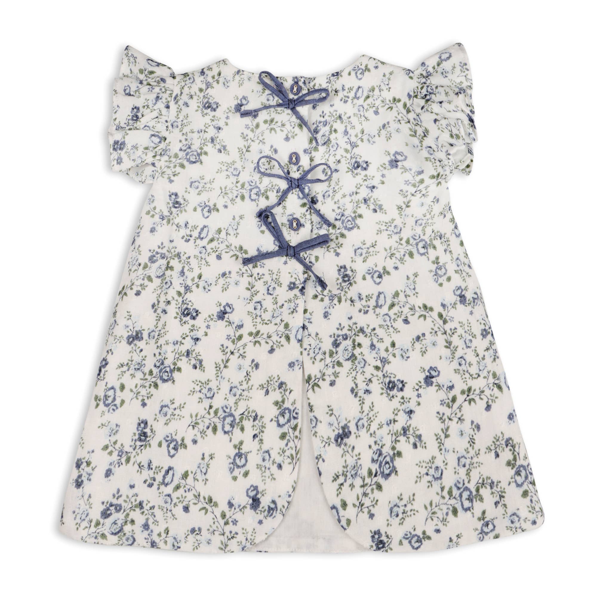 Organic Celia Floral Baby Bow Blouse +Bloomer