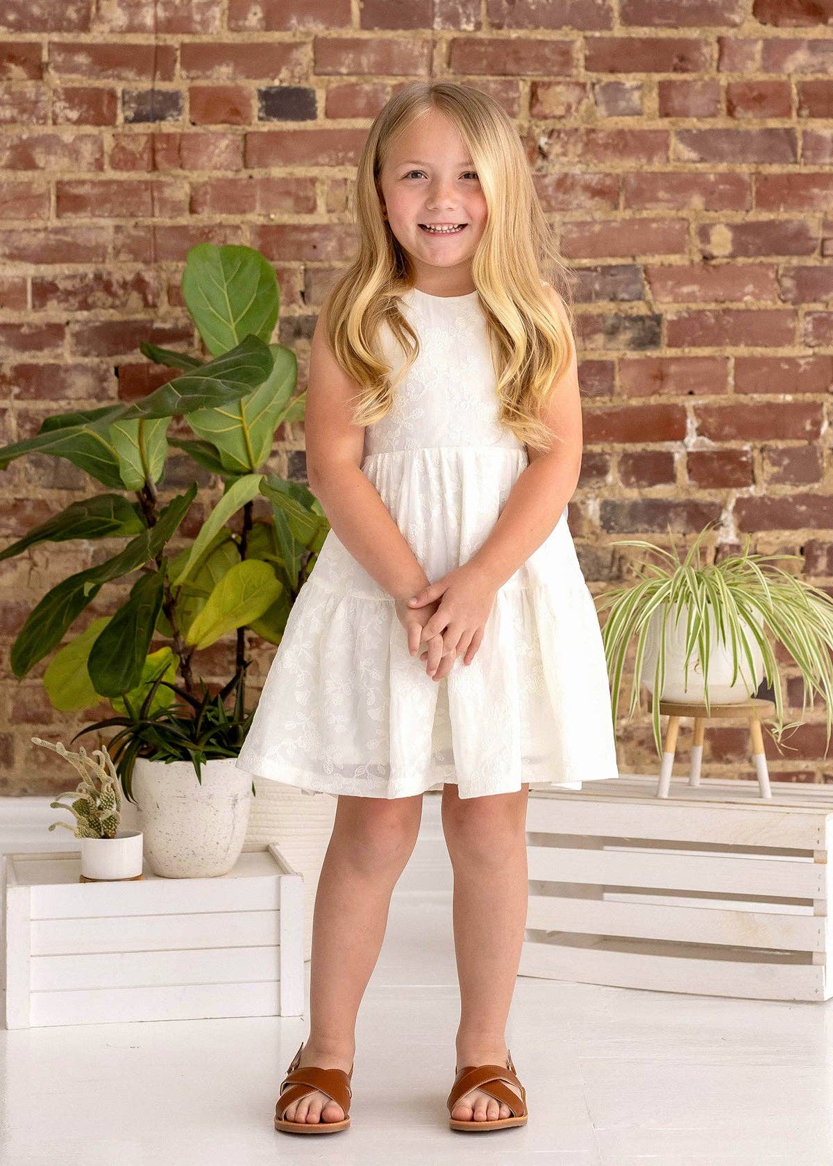 Cotton Cloud Dress with Bow