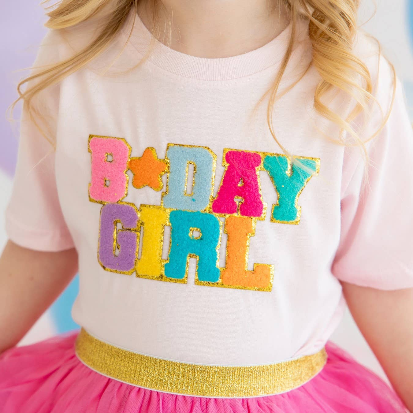 Birthday Girl Patch T-Shirt