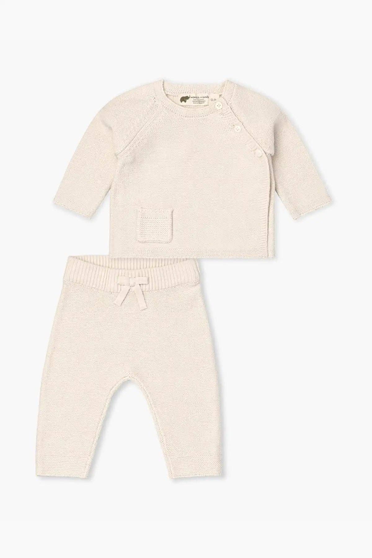 Little Darling Knit Set | Cream