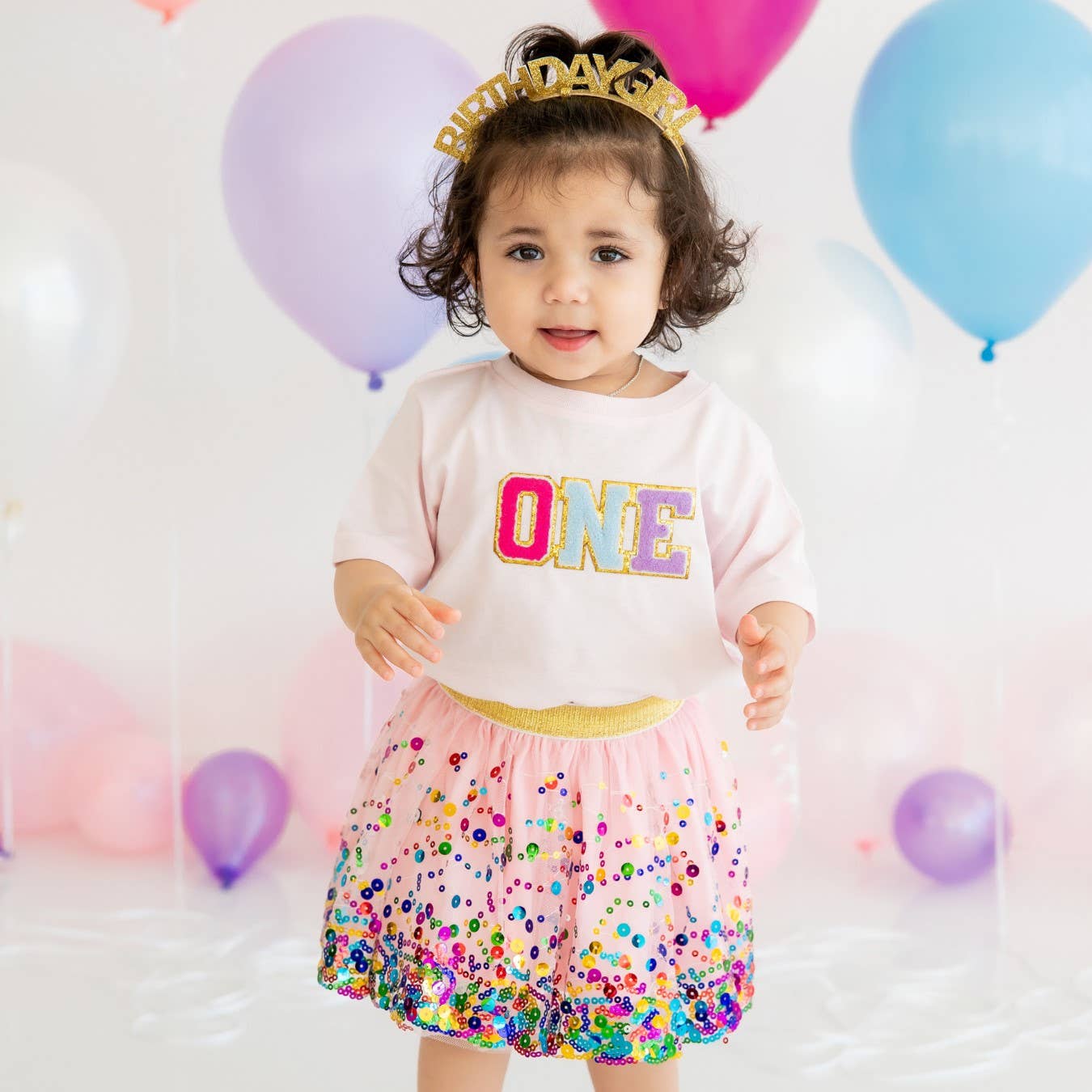 First Birthday Patch T-Shirt