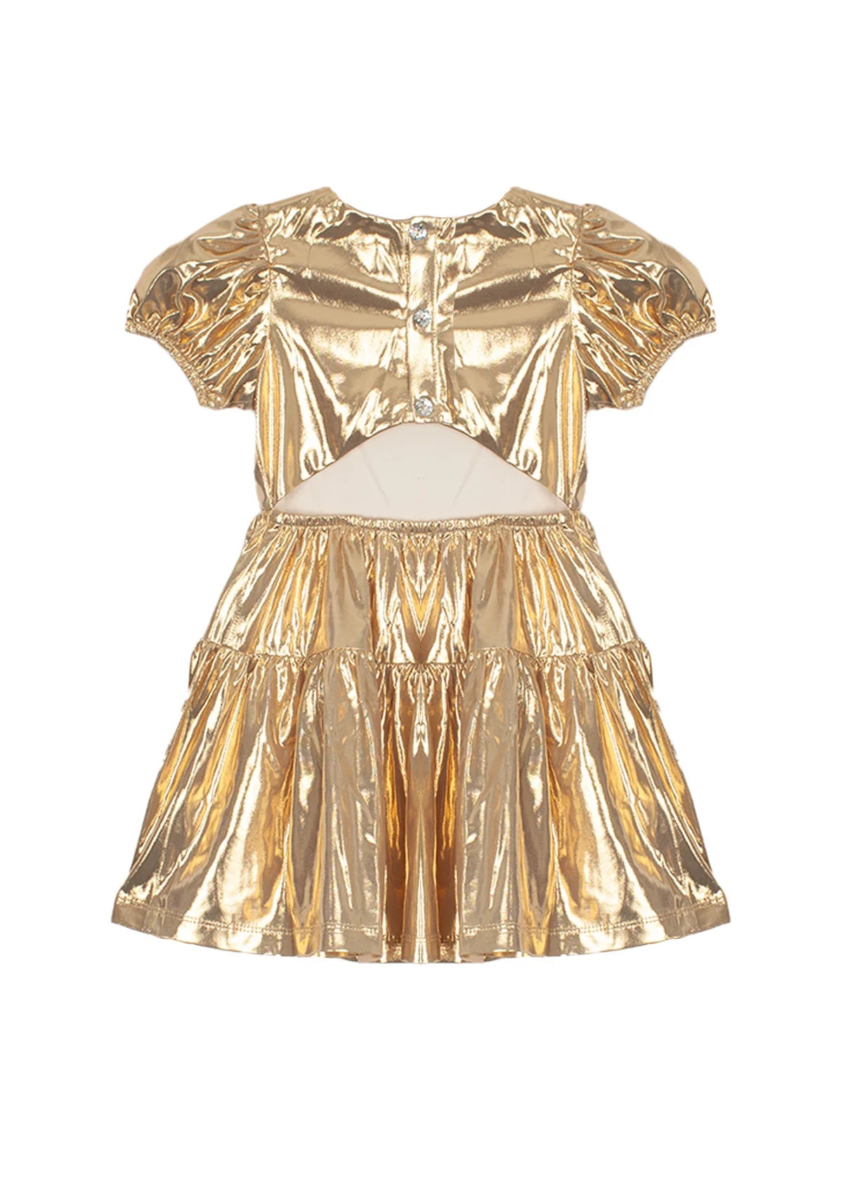 Gold Metallic Dress