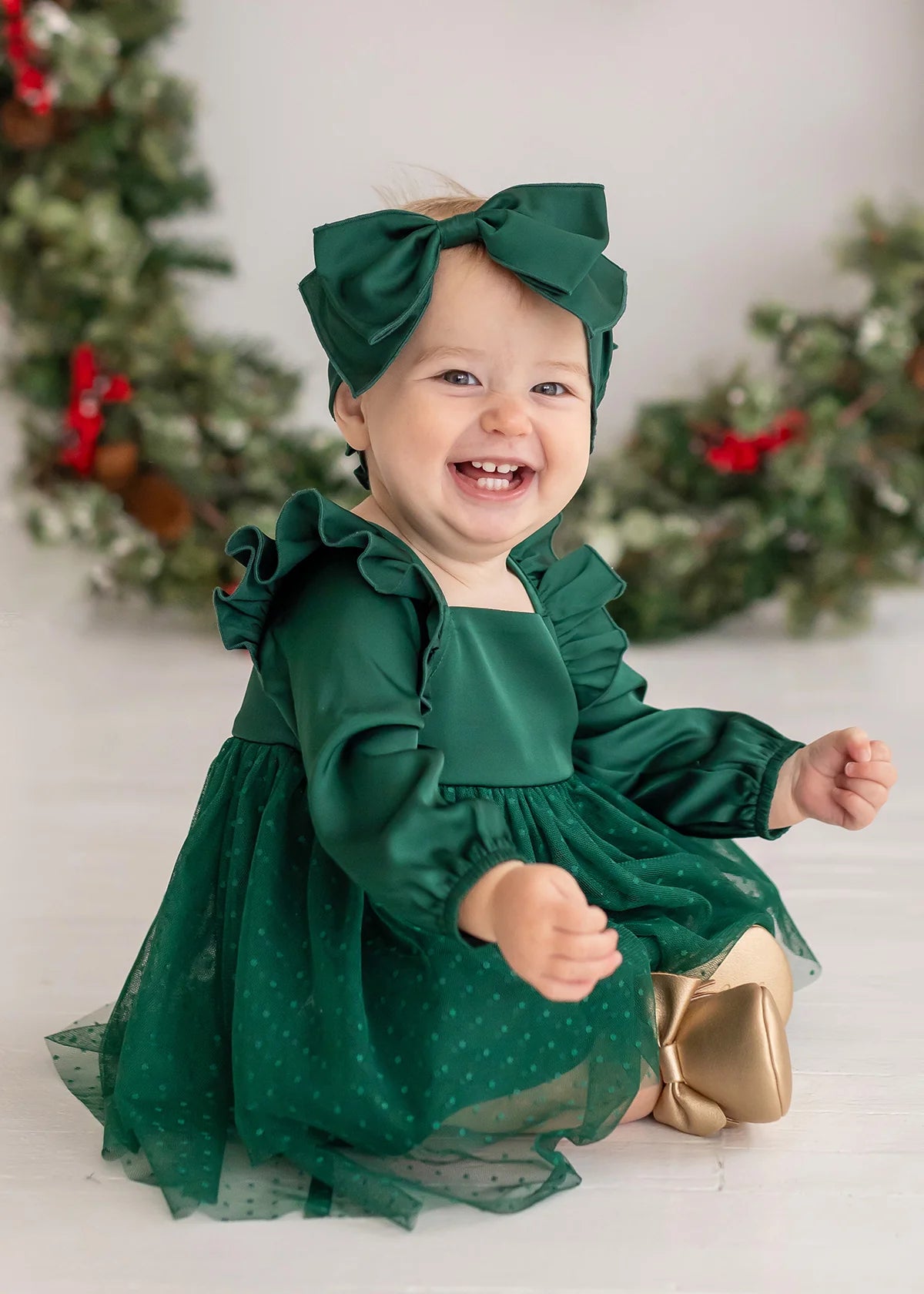 Mistletoe Baby Dress