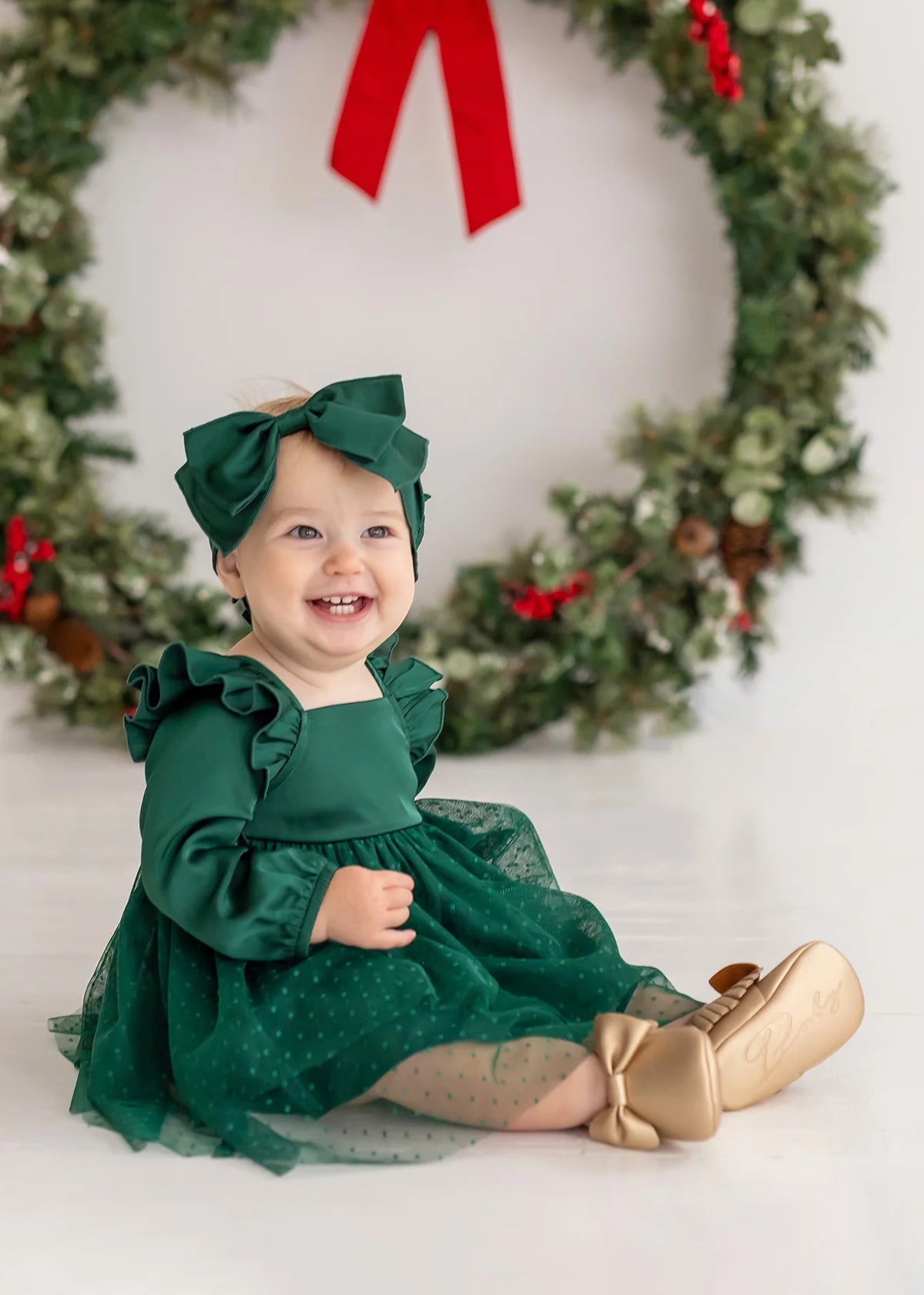 Mistletoe Baby Dress