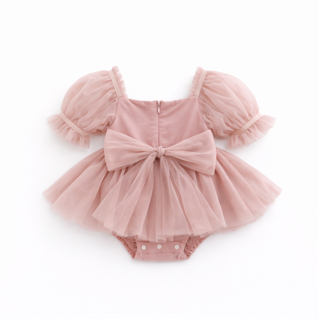 Eloise Baby Dress | Dusty Rose