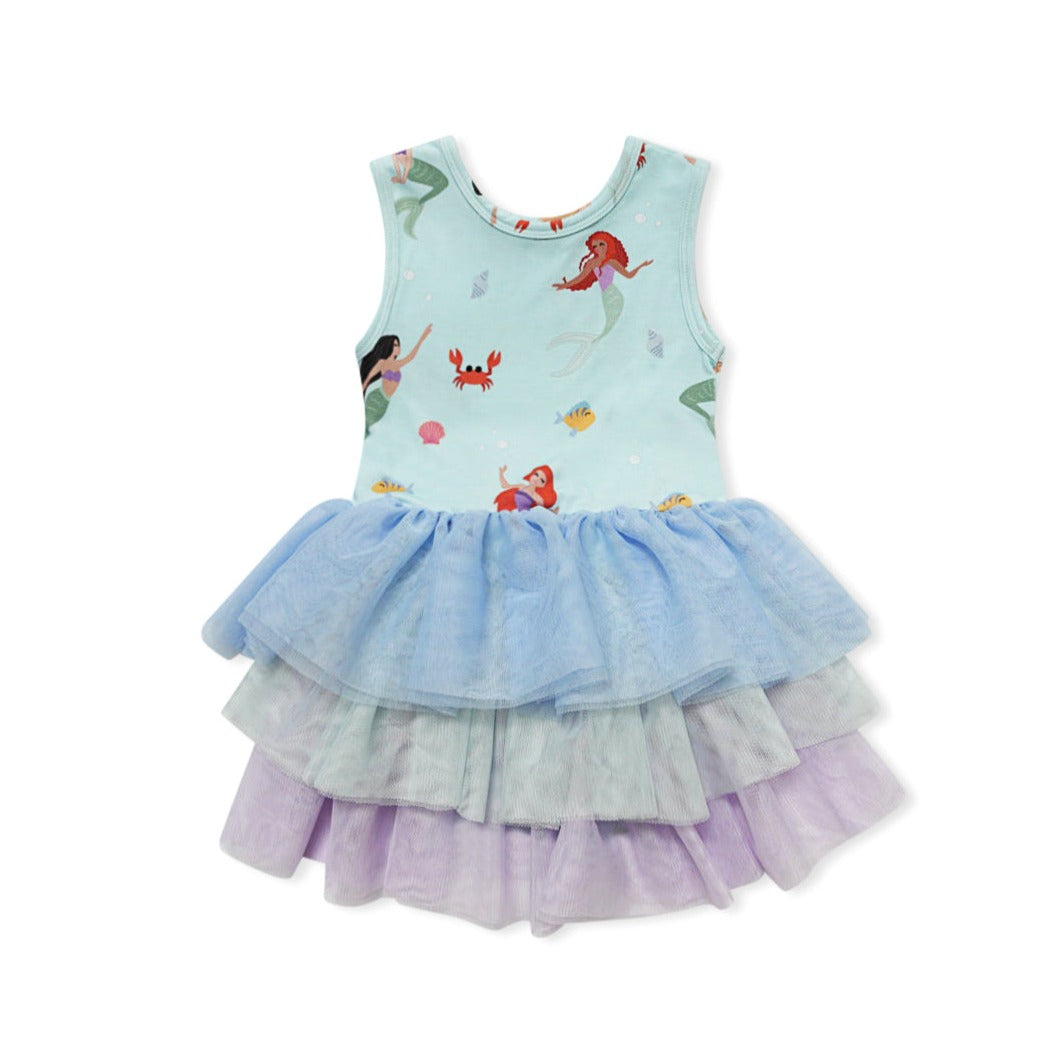 Mermaid Bodysuit Tutu Dress